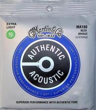 Martin & Co Acoustic Extra Light Bronze Guitar Strings (12)