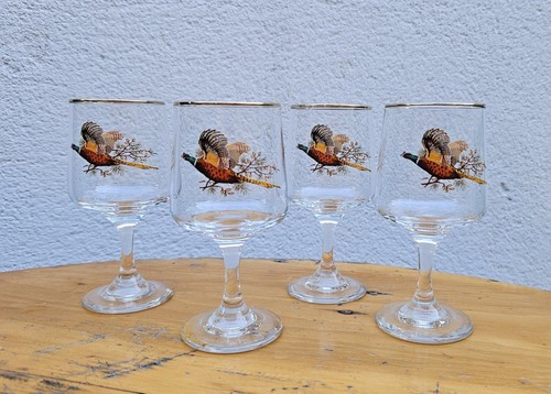 Vintage stemmed gold - 4,