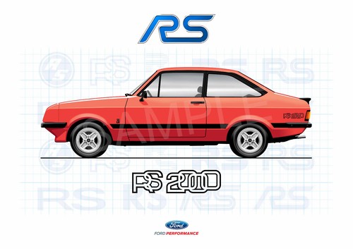 Ford escort 2000 mk2 - rs,