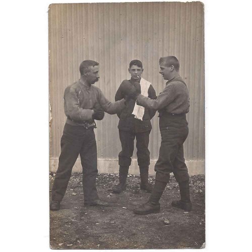Boxing ww1 soldier with - boxing,