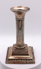 Sterling Silver Candlestick Column Style Birmingham 1912, 5 1/4 inch. Scrap A/F.