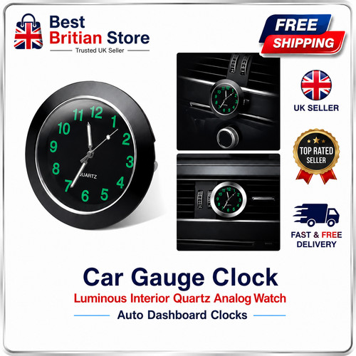 Car gauge clock luminous - clock,