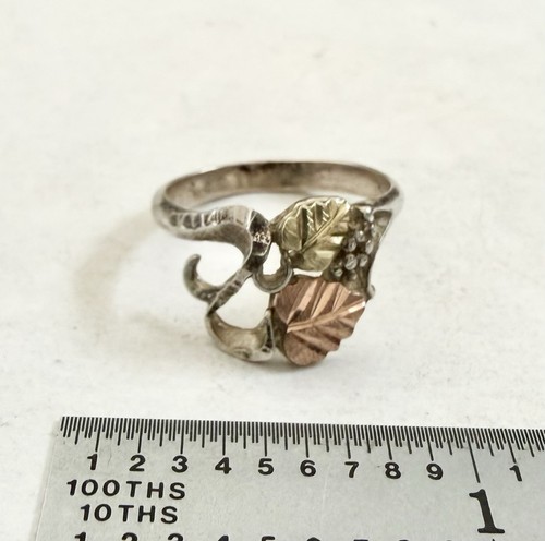 Vintage sterling silver black - silver,