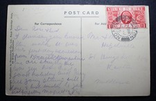 Braunton, Devon 1935 postmark