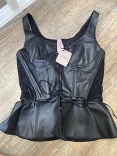Agent Provocateur Leather "ELVAH" Bodice / Corset - UK8 - Brand New and Tags!