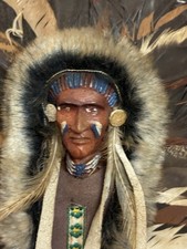 Absolutely Beautiful Dream Catcher with An American Native Figure Head Vgc