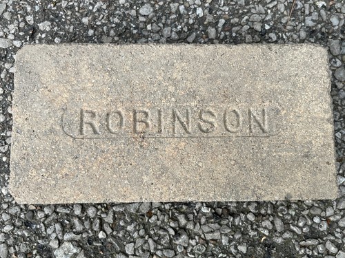 Antique robinson brick - made, in