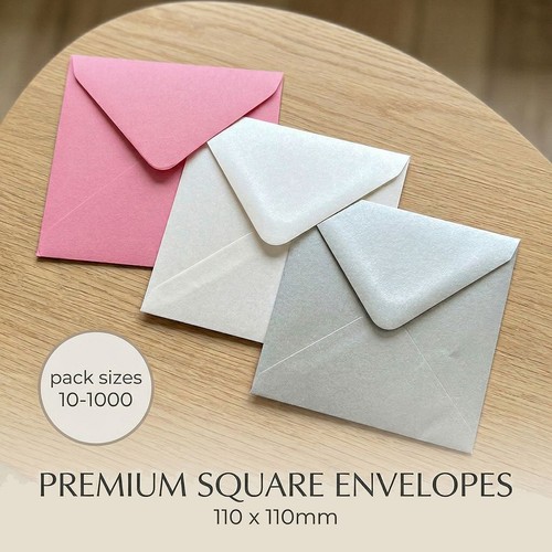 Square envelopes 110mm - envelopes,