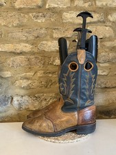 Boulet Mens Brown Embroidered