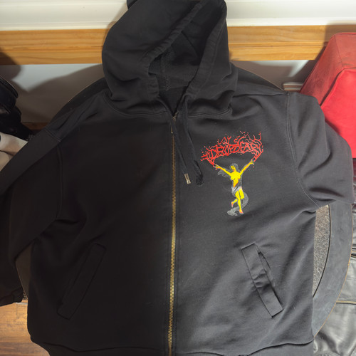 Drop dead clothing hoodie zip - drop,