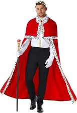 Men`s Red King`s Cape Adult