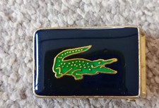 Enamel Lacoste belt buckle