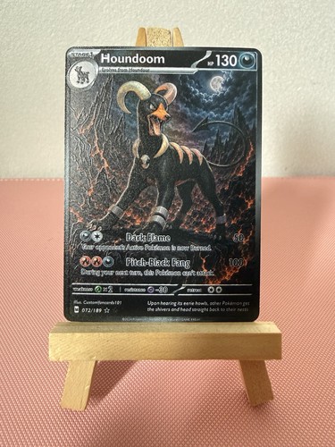 Houndoom volcano pokemon card - volcano,