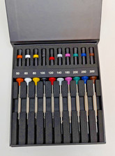 BERGEON 30081-AC10 Watchmakers Ergonomic 10 Piece Swiss Screwdriver Set