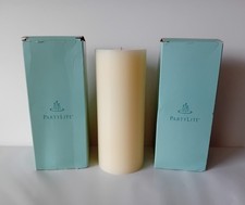 2 x PARTYLITE PILLAR CANDLES - HOLIDAY SPICES - 3" x 7"