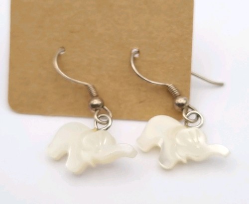Elephant earrings sterling - elephant,