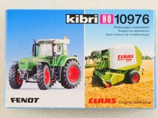 Kibri 10976 Fendt Tractor Claas Baler Kit 1:87 Mint! OVP 1705-24-5