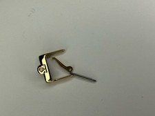 14mm Omega Watch Buckle Vintage Gold Plated Buckle ACIER INOX Swiss