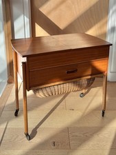 Vintage danish sewing trolley - danish,