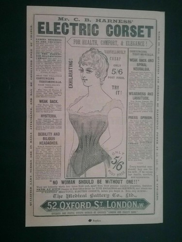 Victorian electric corset - victorian,