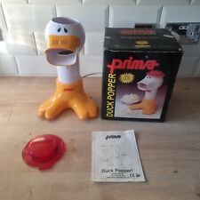 Vintage Prima Duck Popper Popcorn Machine Boxed - Plastic bowl not included