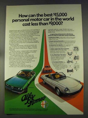 1977 alfa romeo sedan and - romeo,