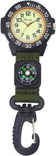 Green Nylon Clip-On Carabiner