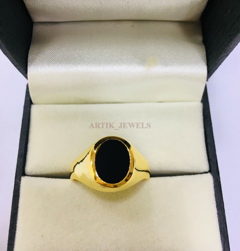 Natural black onyx gemstone - natural,