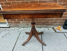 Antique Folding Card Table In Good Condition