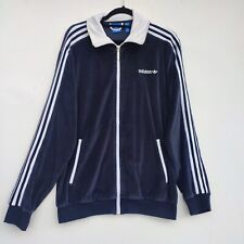 Adidas Originals Velour Beckenbauer Tracksuit Top Jacket | Men's Medium