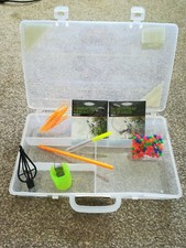 Fishing tackle box with tackle