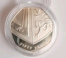 2009 Shield 50p Fifty Pence