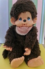 Vintage 1980s Chic A Boo Sekiguchi Monchichi Thumb Sucking Monkey 16" 