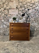 Stunning Mid-Century Teak Tallboy/Kommode/Chest of Drawers - Danish-Vintage-MCM