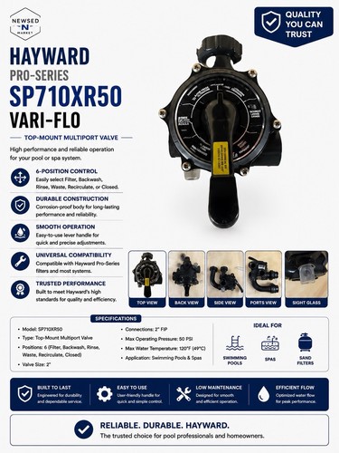 Hayward pro series sp710xr50 - pro-series,