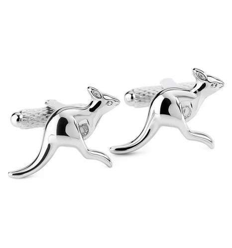 Kangaroo cufflinks animals - -,