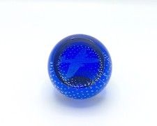 Rare 1950s English Electric Canberra Bomber Whitefriars Bubble Glass Paperweight