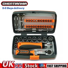 38 in 1 Rachet Screwdriver Socket Bit Set Slotted Phillips Pozi Torx Hex case