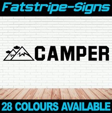 CAMPER NAME TEXT STICKERS