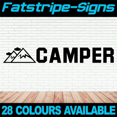 Camper name text - name, stickers