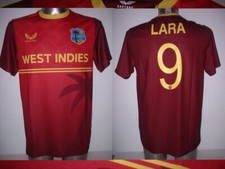 West Indies M L XL Cricket Shirt Lara Gayle Sobers BNWT Jersey Legends Castore
