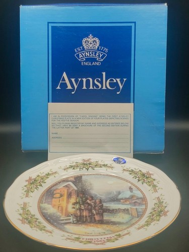 Aynsley christmas plate 1983 - aynsley,