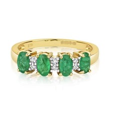 Real Emerald and Diamond