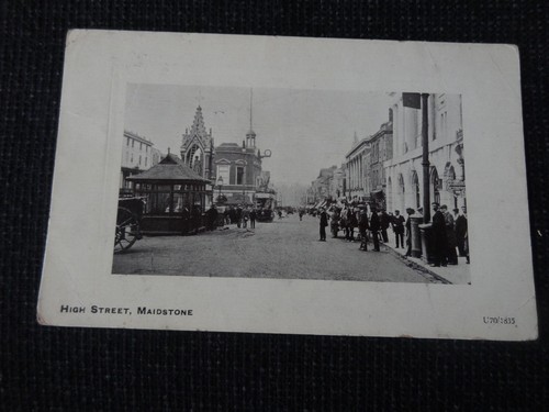 High street maidstone postcard - street,