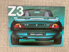 BMW Z3 Roadster 1999 Fold out Poster UK Market (1.8 2.0 2.8)
