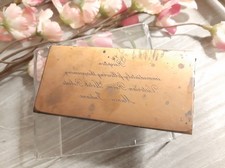 Antique Copper Invitation