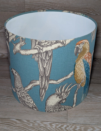 Drum lampshade tropical bird - lampshade,