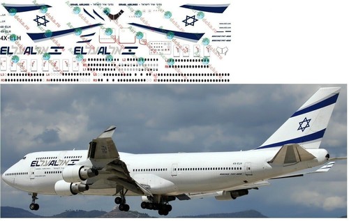 144 decal boeing 747 - 1:144,