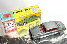 CORGI Jaguar Mk 10 Saloon, 1/49, Silver / Red seats, no. 238.