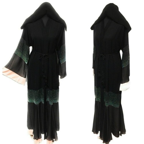 Women black open front - women's,
